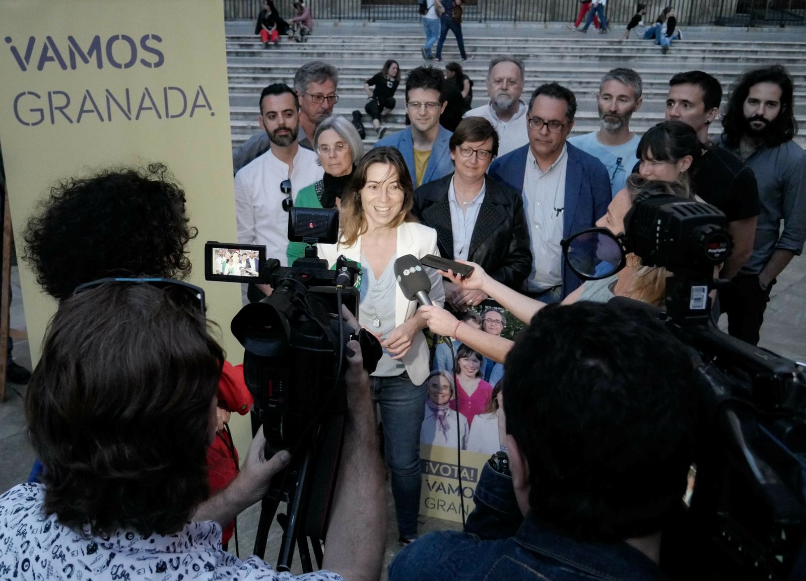 Las imágenes del inicio de campaña de Vamos Granada