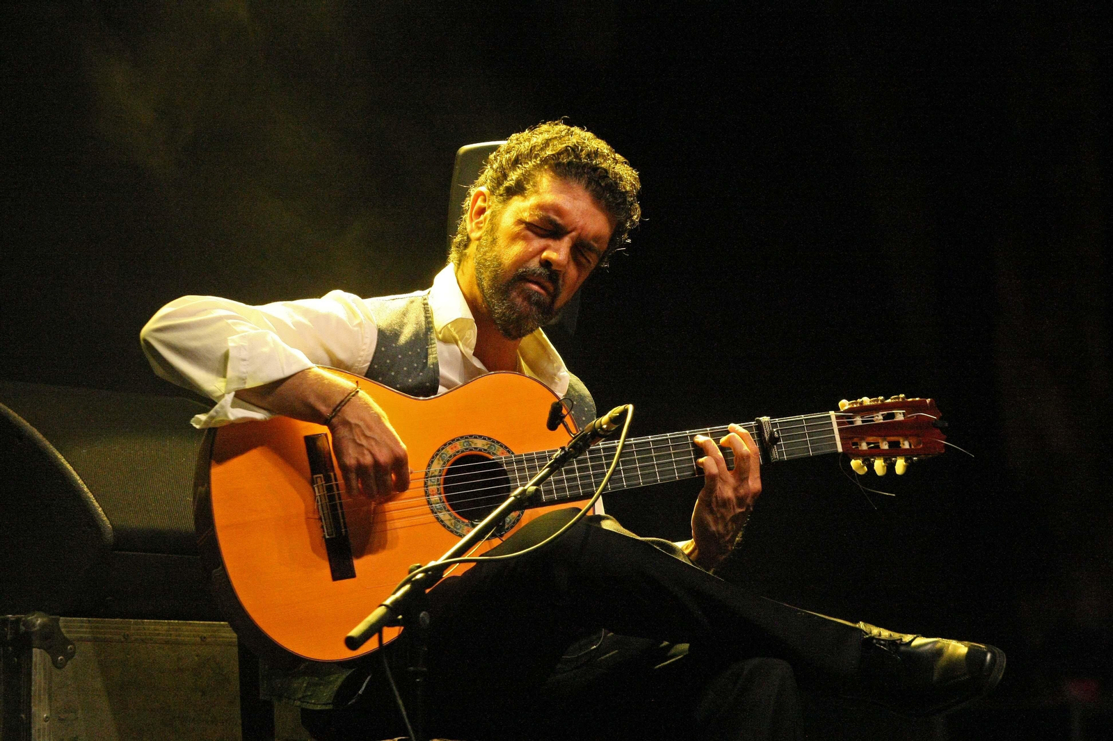 José Carlos Gómez, en un concierto en el Encuentro de Guitarra Paco de Lucía.
