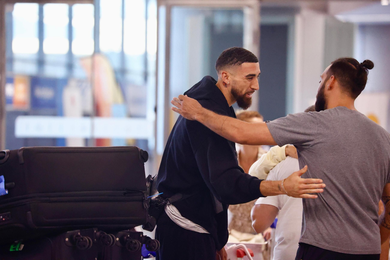 Las fotos de la llegada de Chris Duarte, fichaje estelar del Unicaja, a Málaga