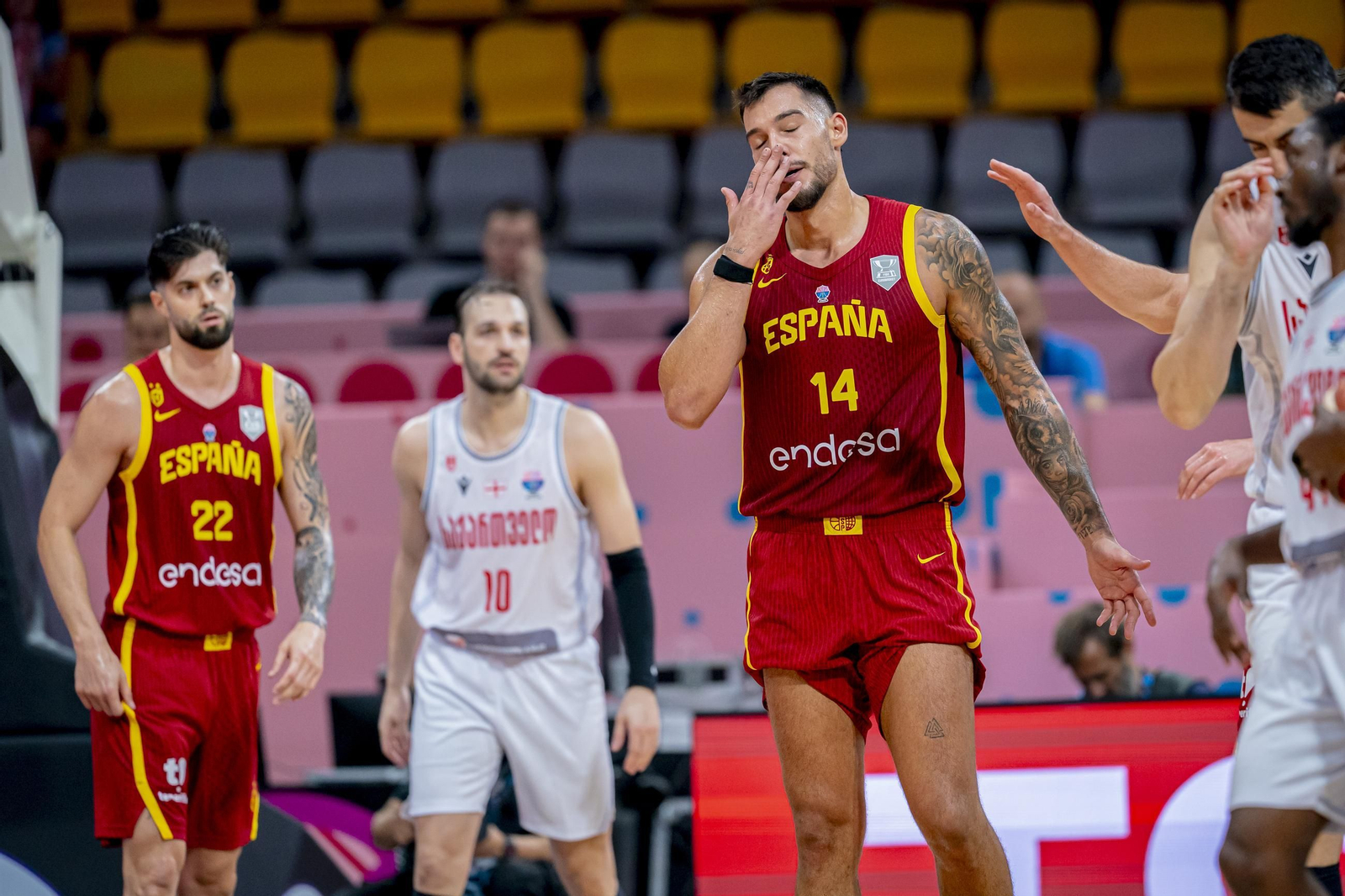 Las fotos del Georgia - España de baloncesto