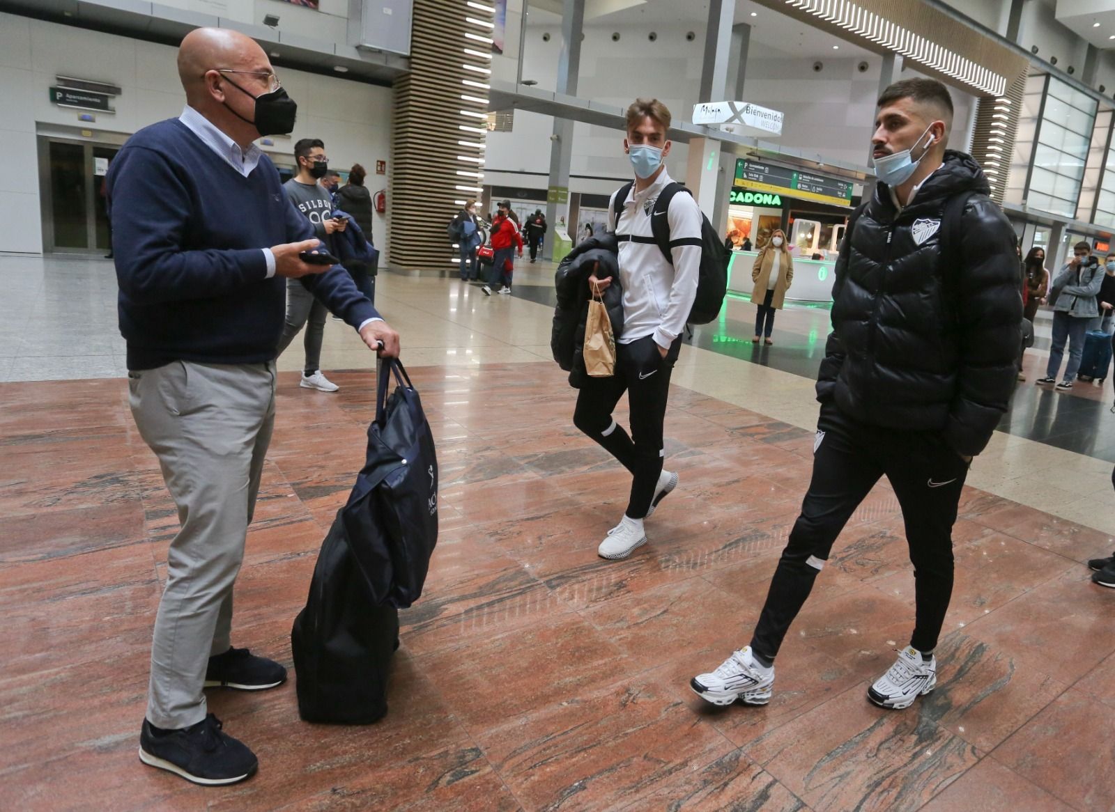 Málaga CF y Unicaja, en el mismo AVE a Zaragoza.