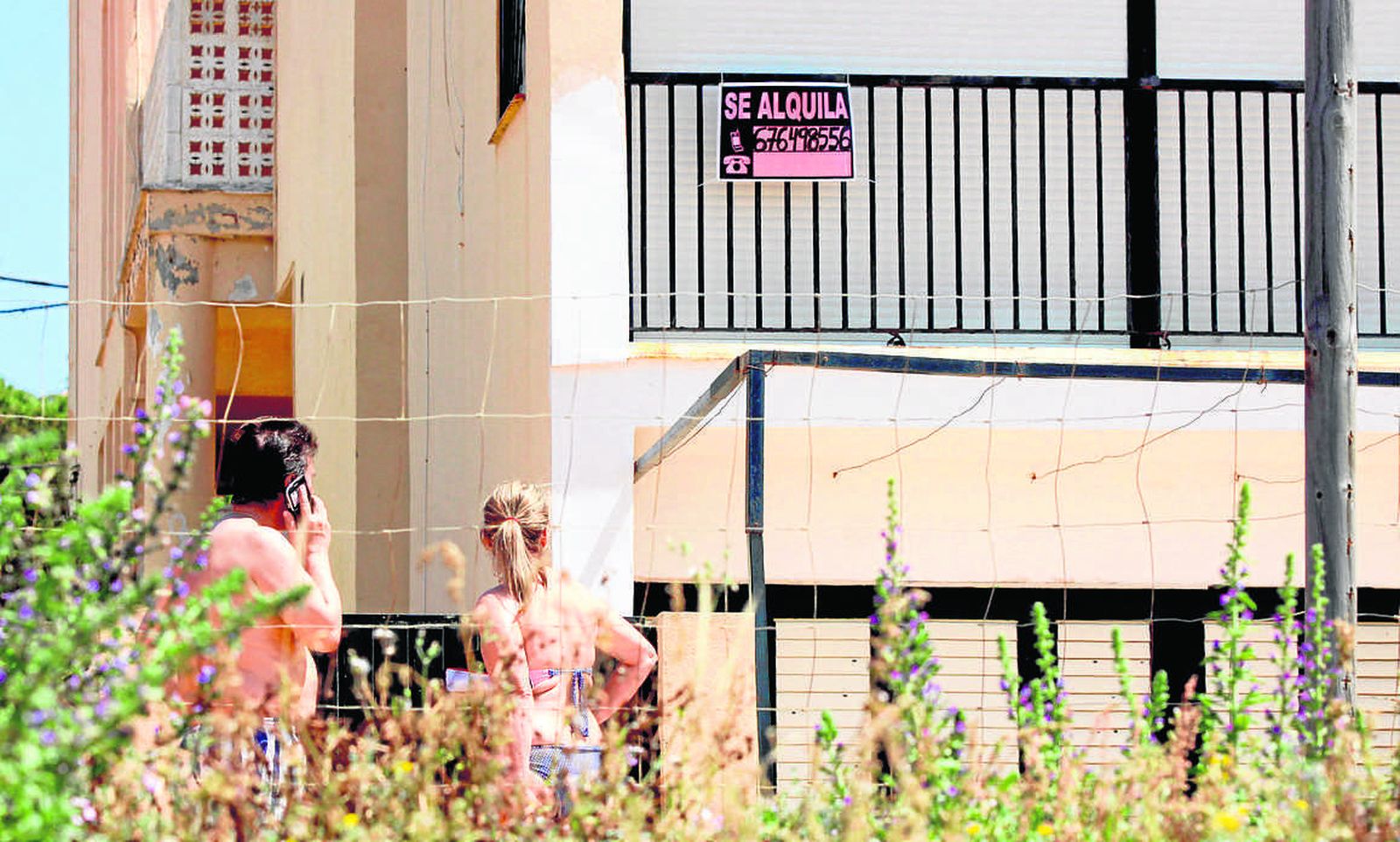 Un anuncio de alquiler veraniego