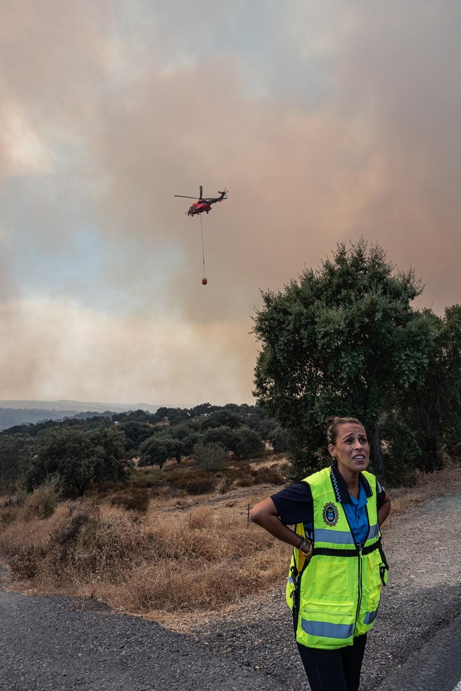 Imágenes del corte de la A-478