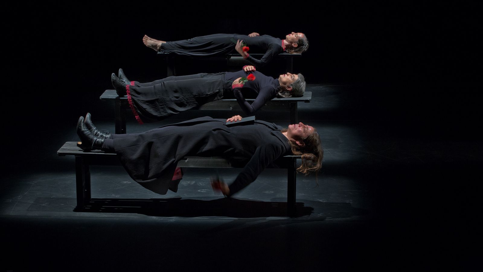 Una escena de la pieza 'Tu voz en mí' de la compañía de Manuela Nogales.