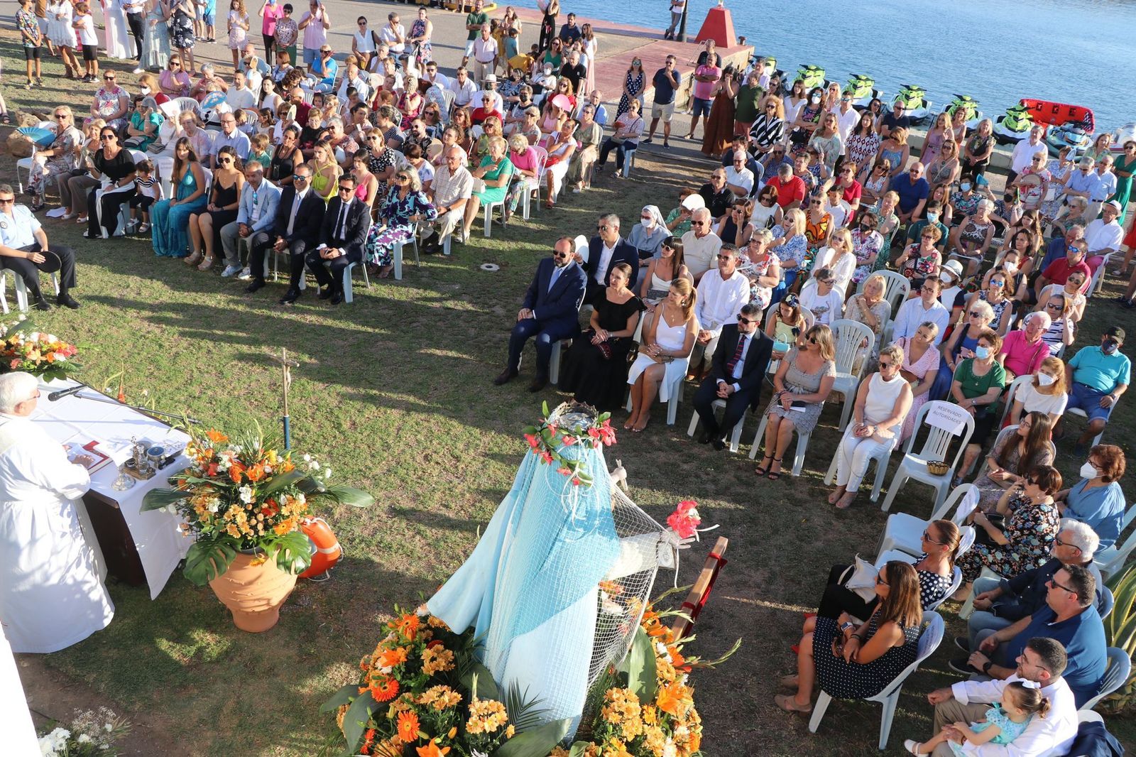 En imágenes, la Virgen del Carmen en Almerimar, El Ejido
