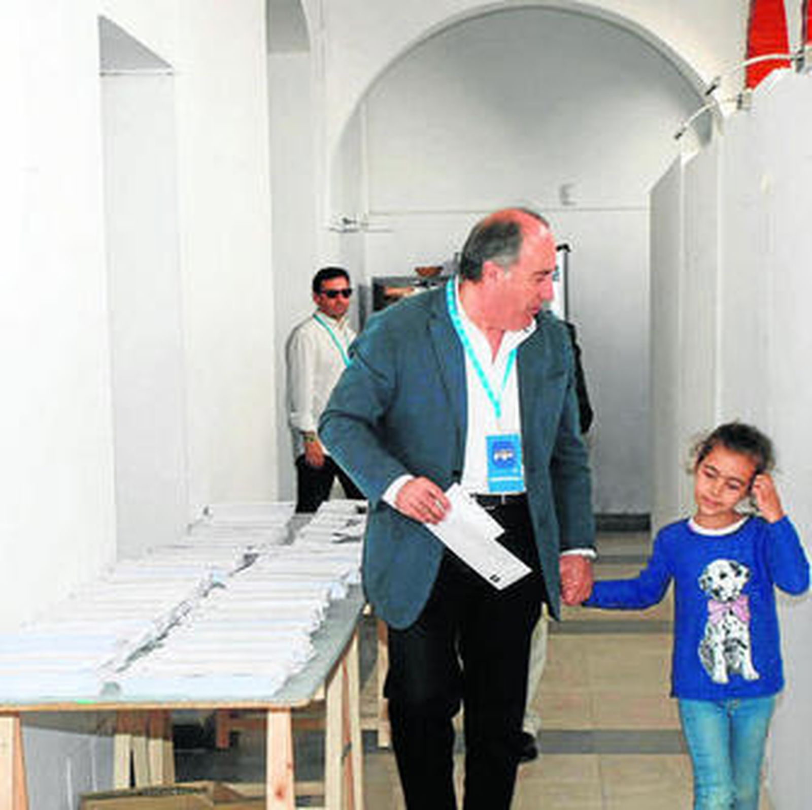 José Ignacio Landaluce, el domingo antes de votar.