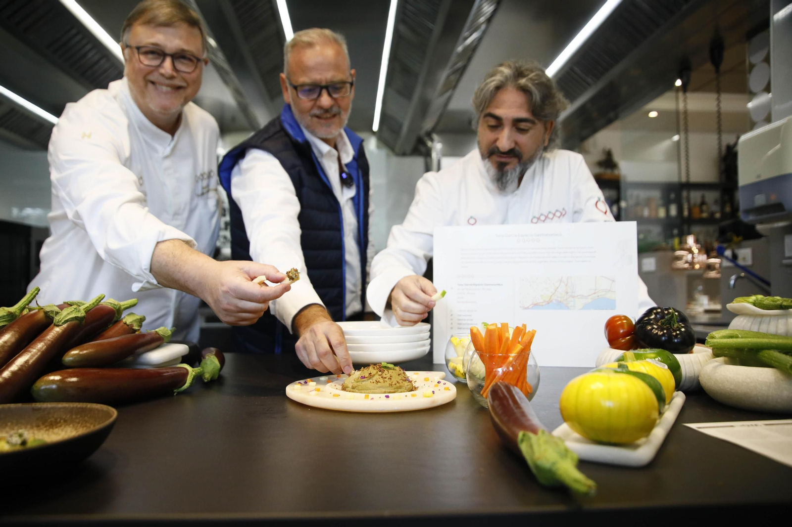 Las imágenes de una nueva variedad de berenjena en Almería