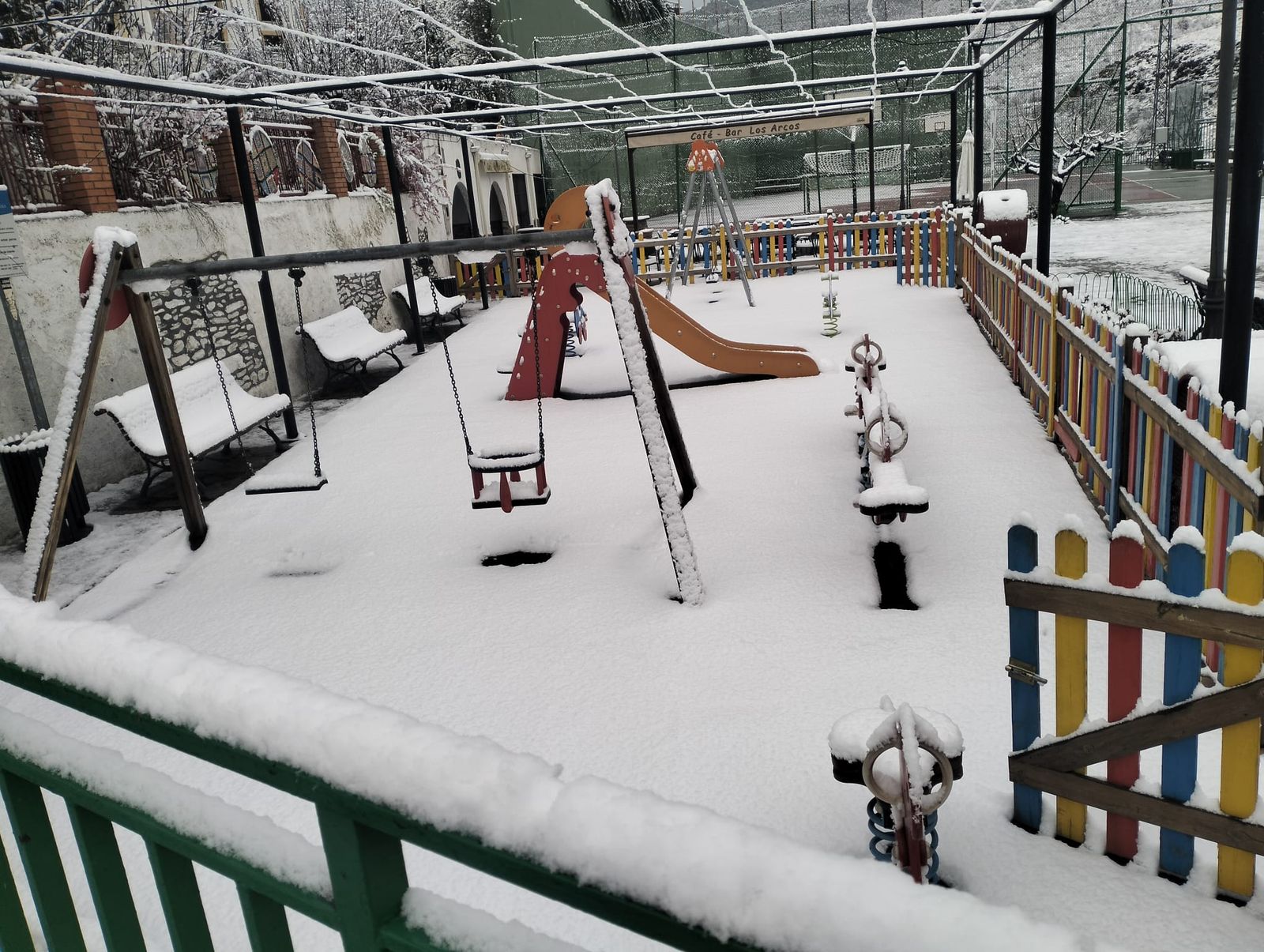 La nieve ha cubierto Bacares este 10 de marzo