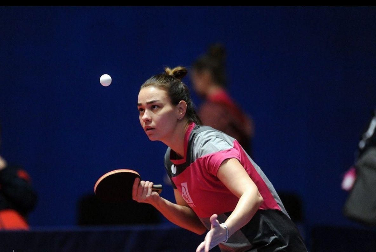 Margarita Fetiukhina, durante un partido. Margarita Fetiukhina, durante un partido.
