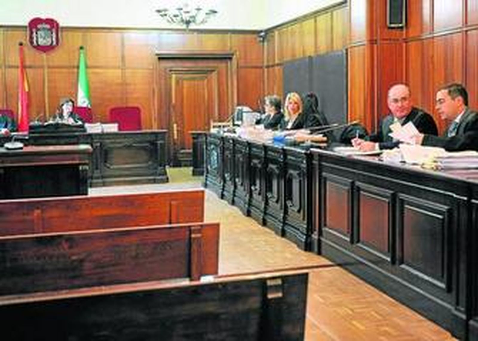 Una imagen del juicio con jurado popular de Natividad Cantero.