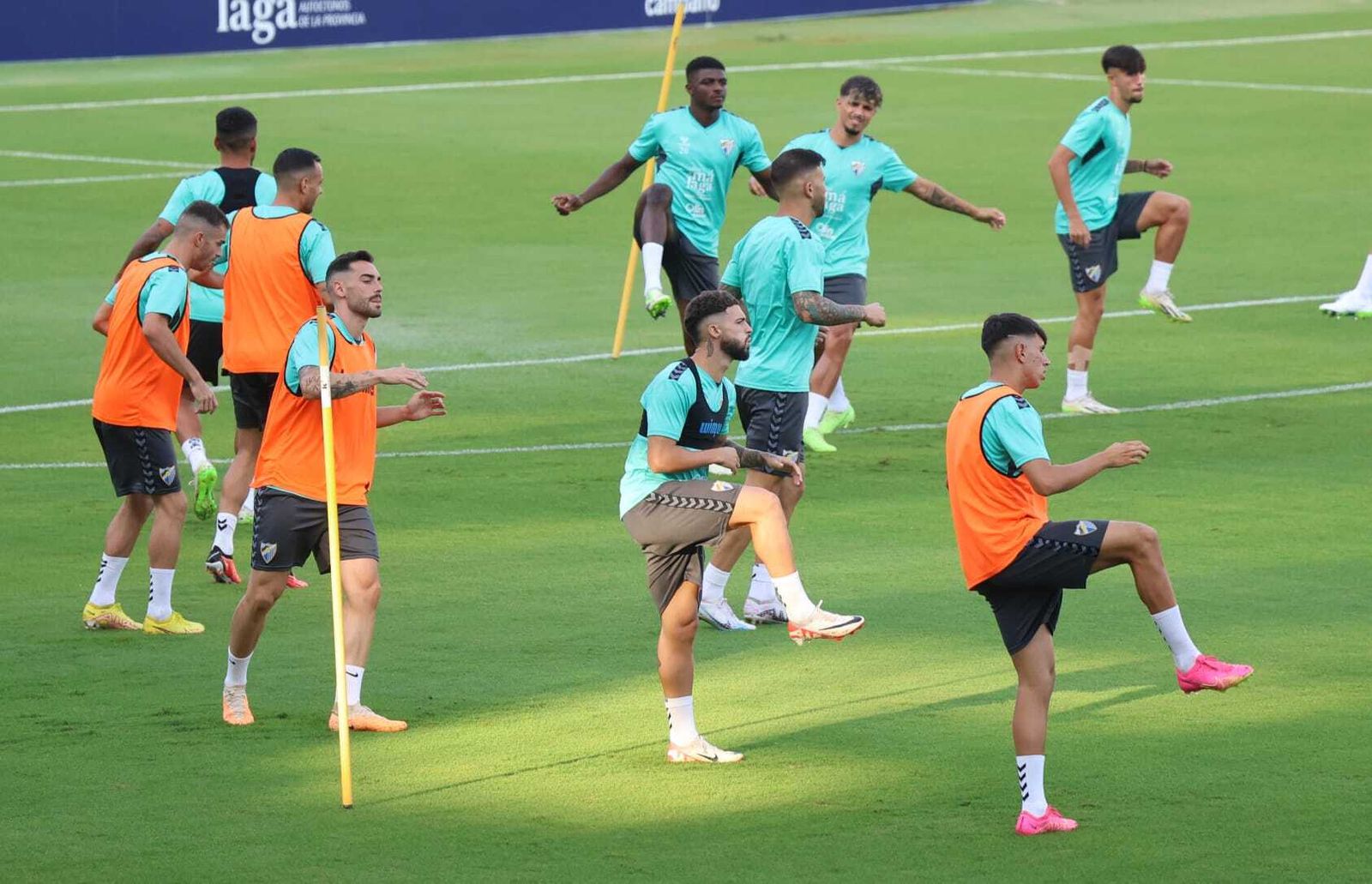 Las fotos del Málaga ultimando su cita con el Recreativo Granada