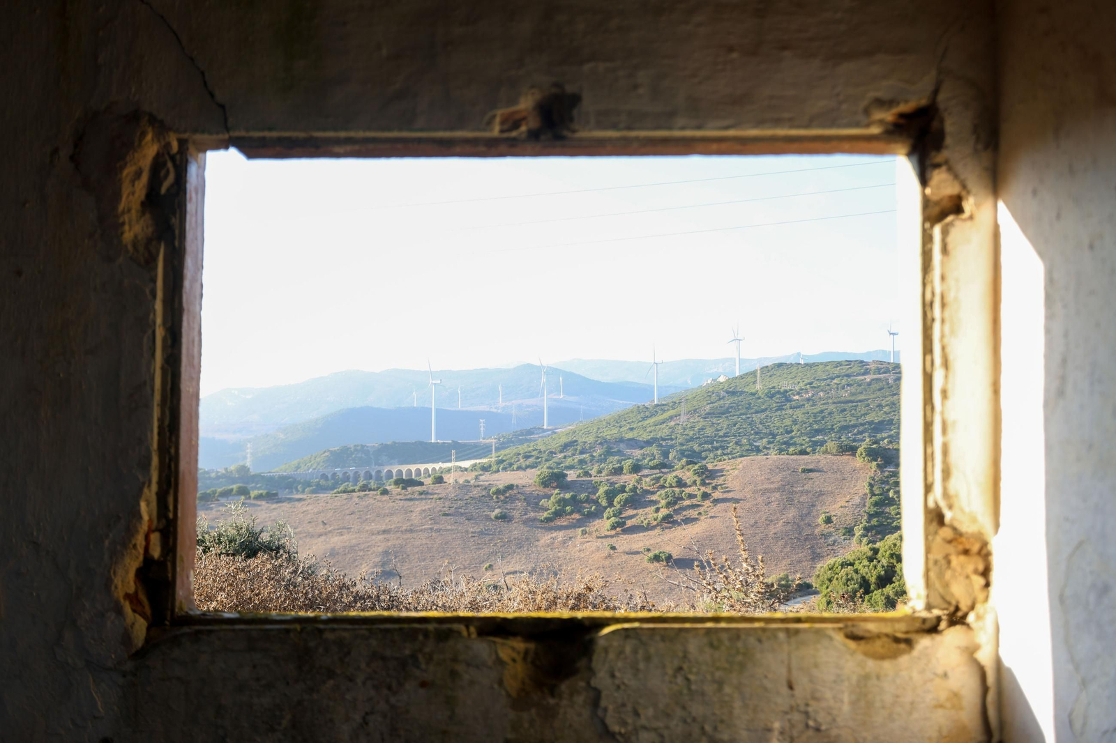 Vistas desde la instalaciones militares vinculadas a la torre de artillería
