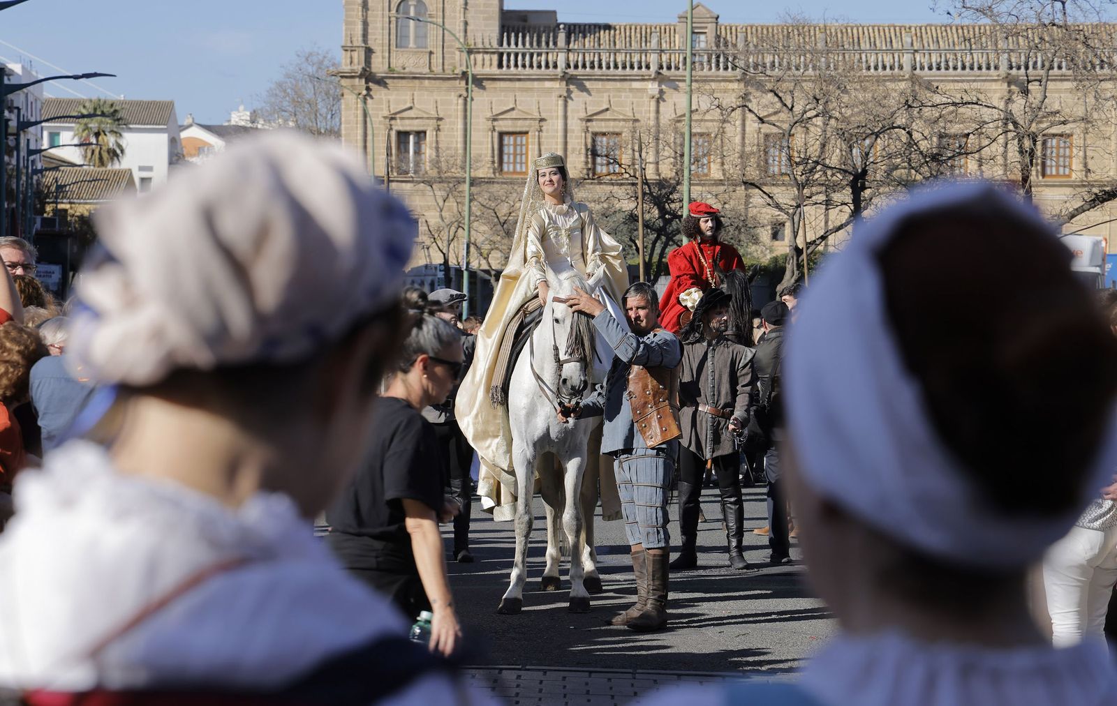 Celebración del desfile conmemorativo por el quinto centenario de las bodas entre el emperador Carlos V con Isabel de Portugal.