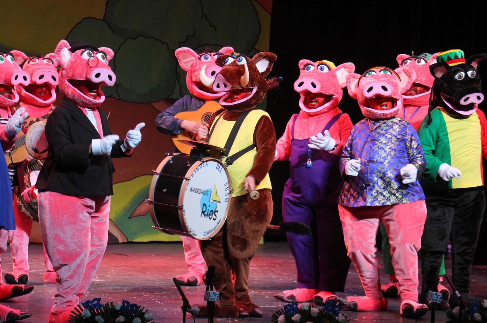 Primera jornada de preliminares del Carnaval Colombino