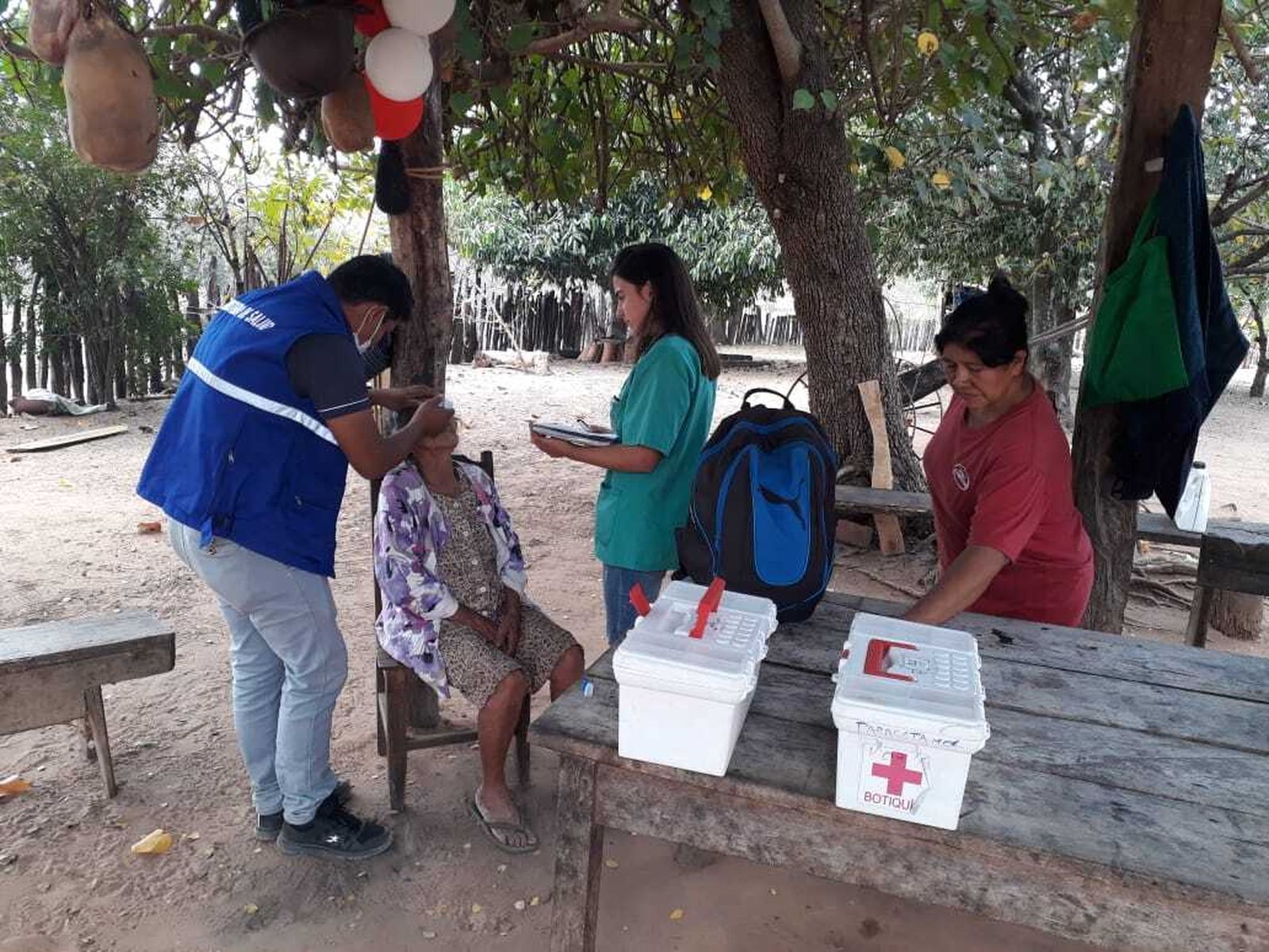 Campaña desarrollada con comunidades indígenas de Roboré, en Bolivia.