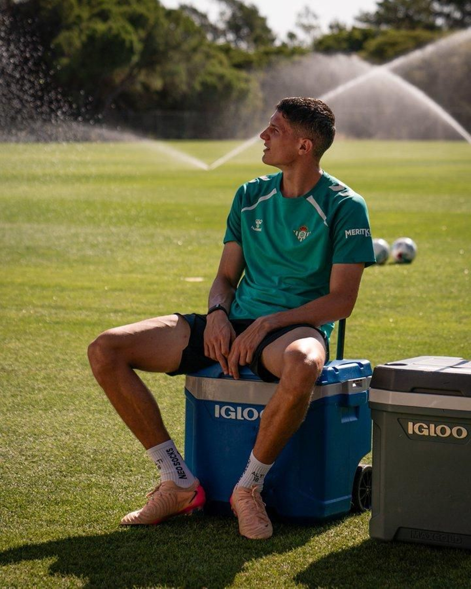 Las fotos del Betis con los recién llegados a Almancil