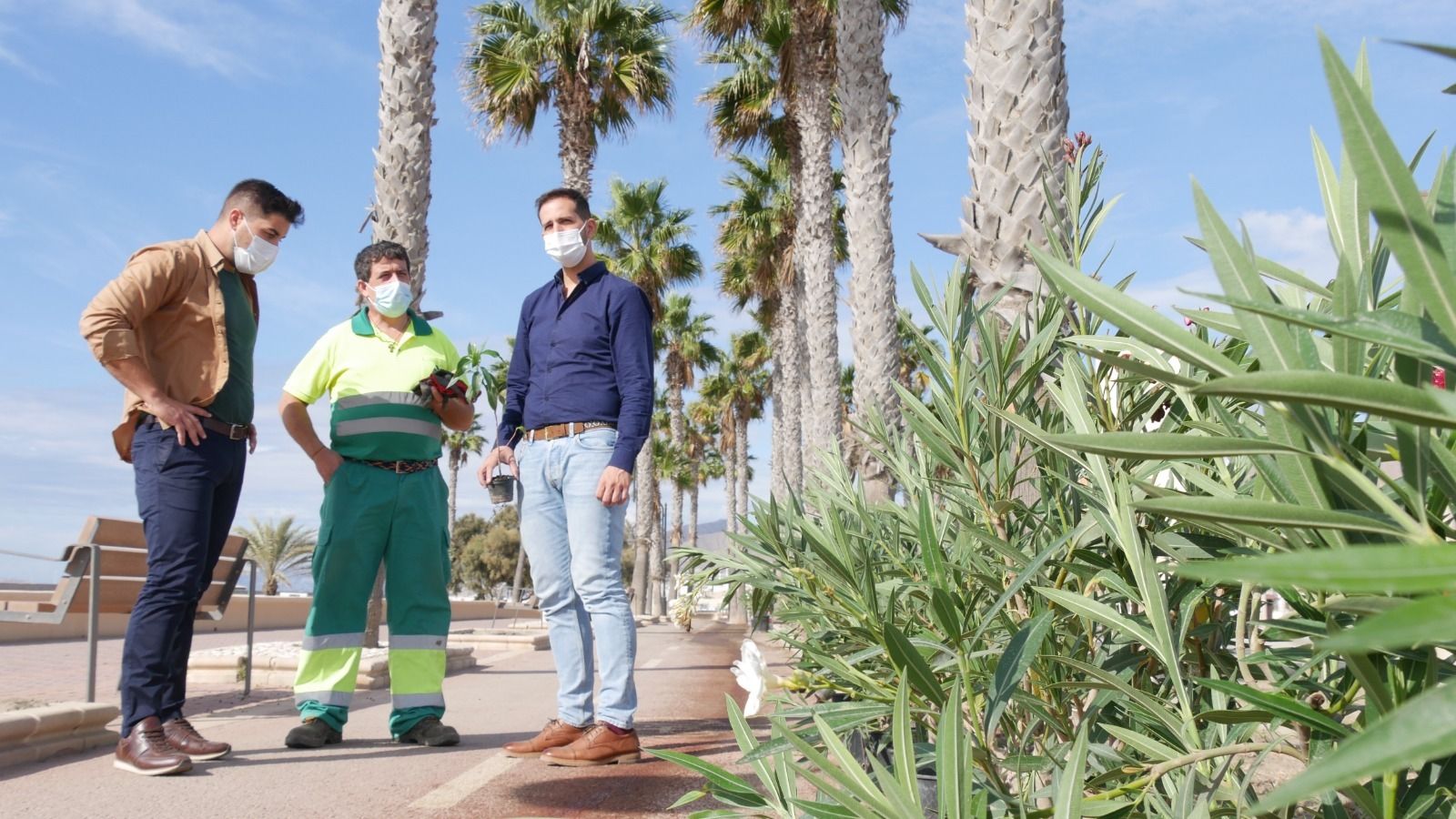 Adra hará más eficiente el riego de sus zonas verdes con un sistema de Telegestión inteligente