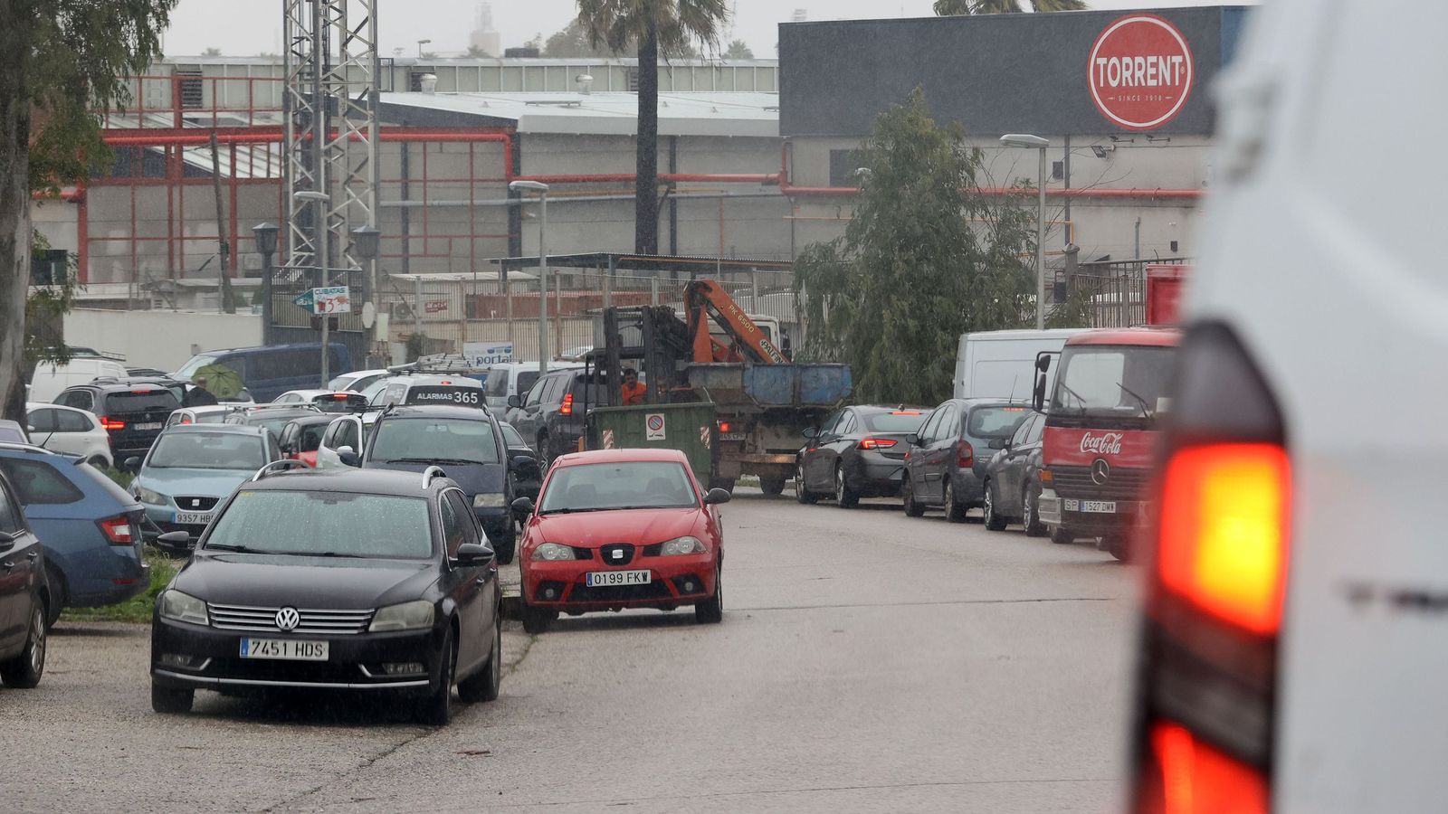 Ruta por la zona rural inundada de Jerez