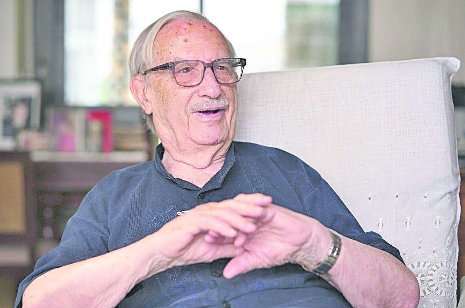 José Pradilla tiene cinco hijos, siete nietos y cinco bisnietos.