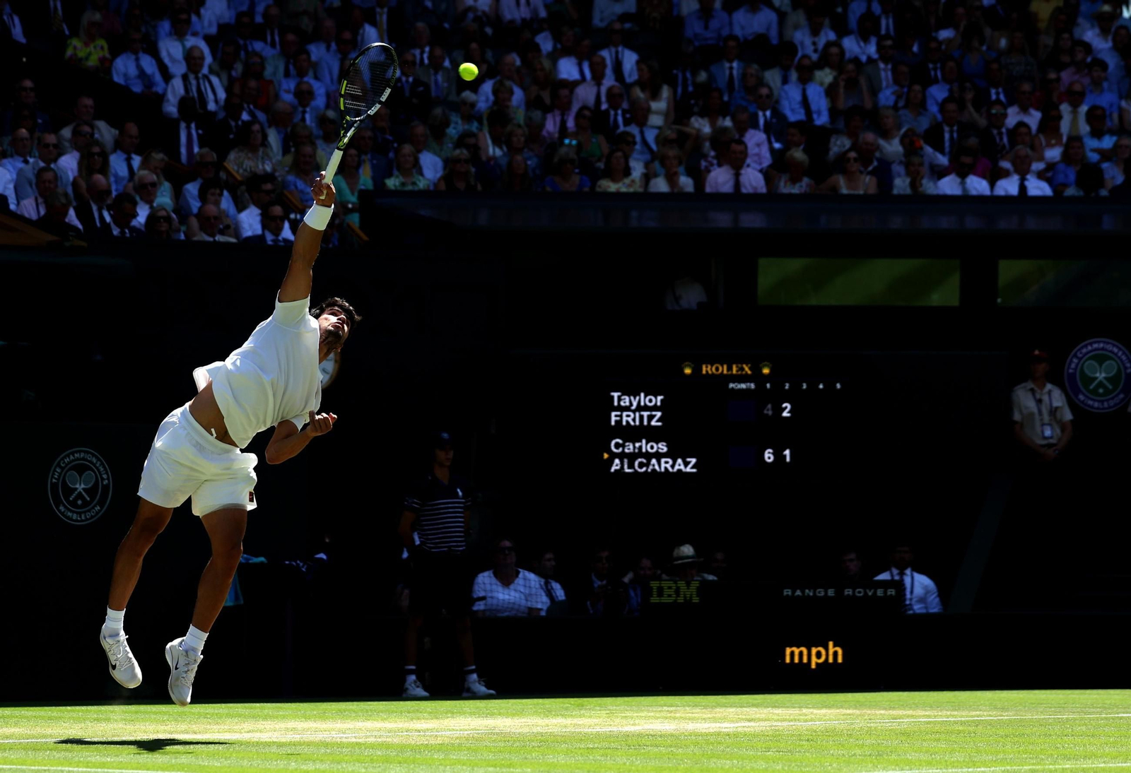 Las fotos del pase de Alcaraz a la final de Wimbledon Las fotos del pase de Alcaraz a la final de Wimbledon