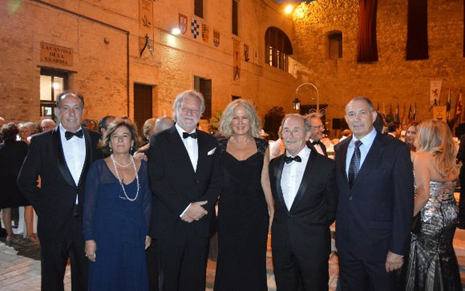 Francisco Pacheco, María Ángeles Rodríguez  Vargas, los duques de Medina Sidonia, José Antonio Cervantes y Rafael Pacheco.  Foto: Ignacio Casas de Ciria