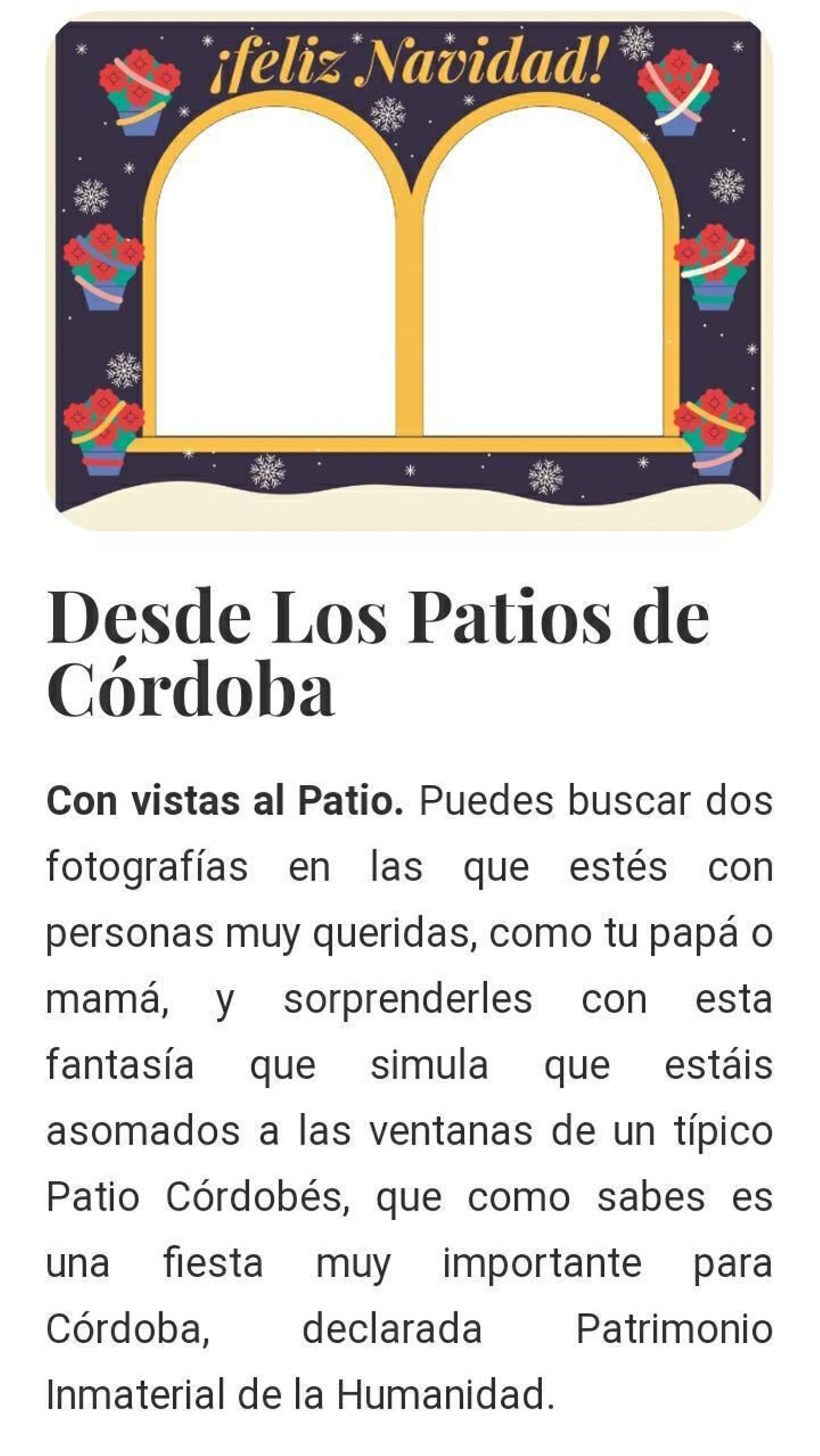 Felicitación navideña.