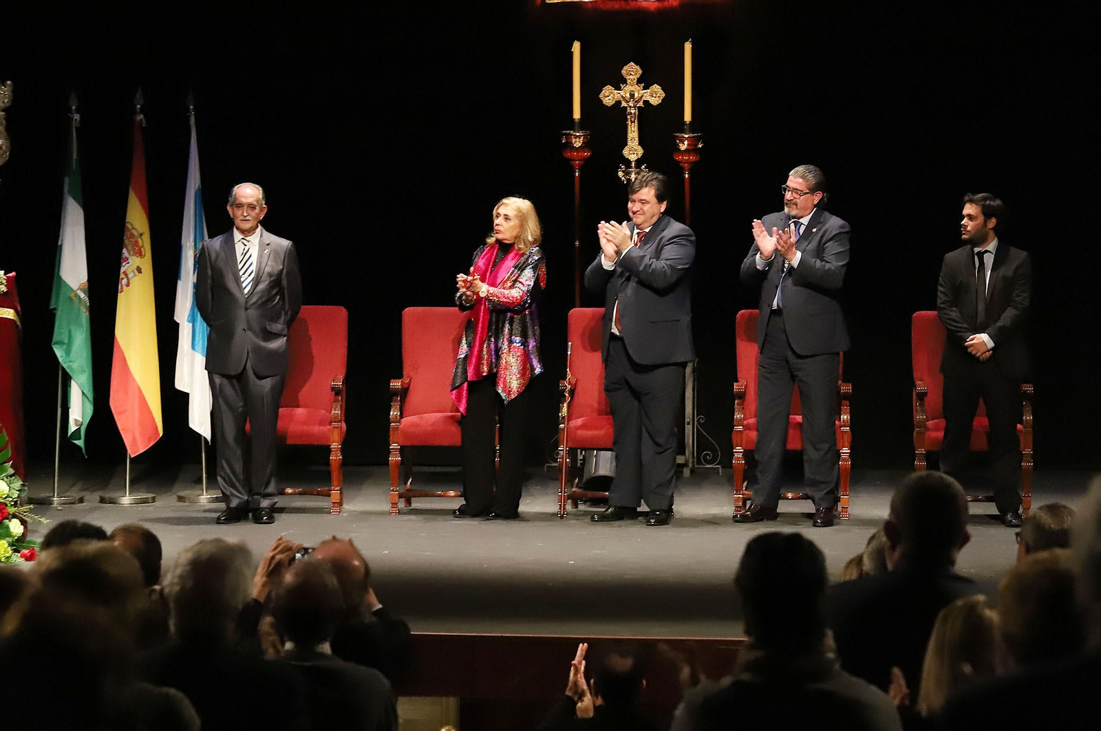 Imágenes del pregón de San Sebastián pronunciado por Manuel Correa