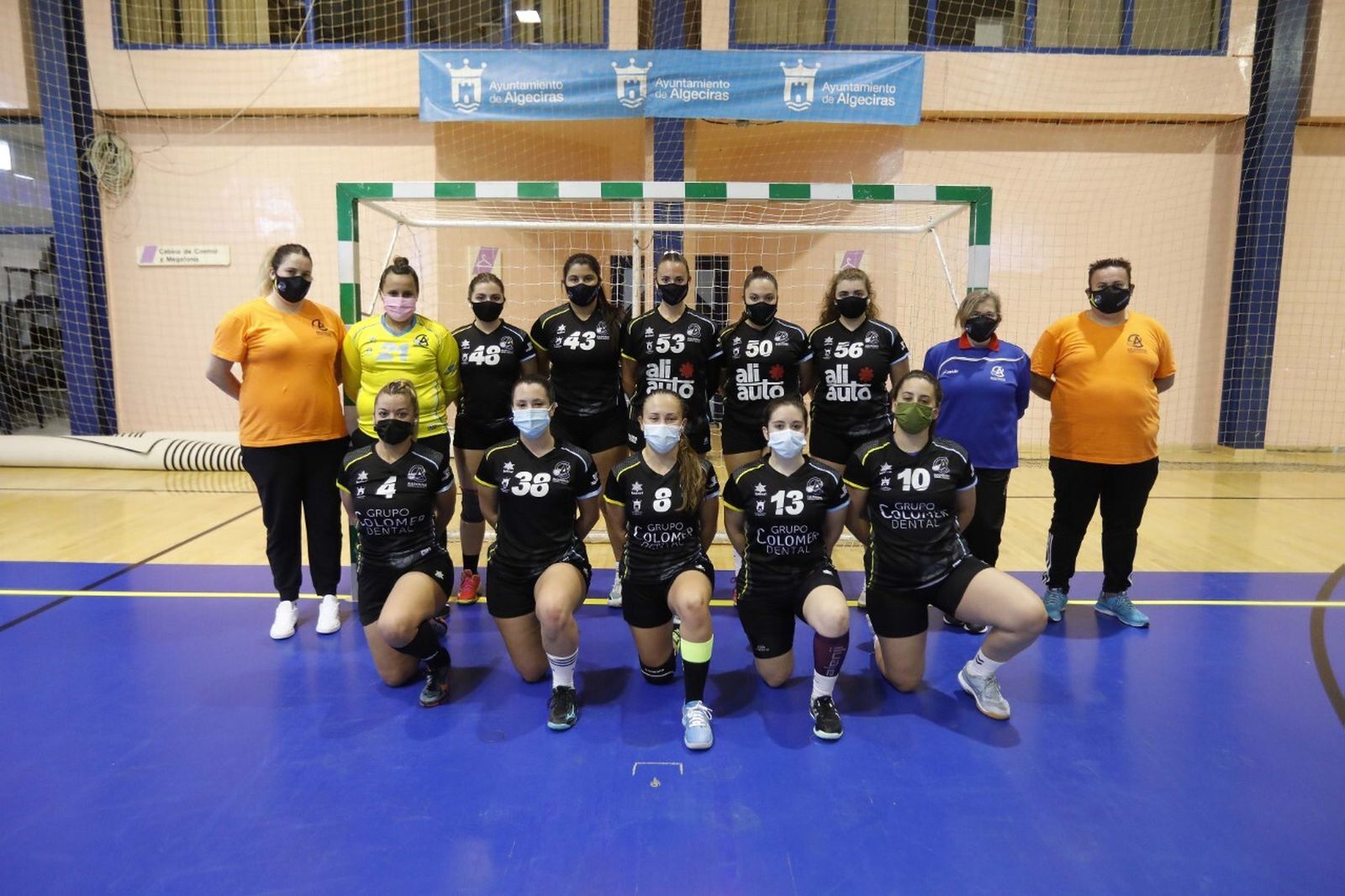 Las integrantes del equipo senior femenino del Ciudad de Algeciras