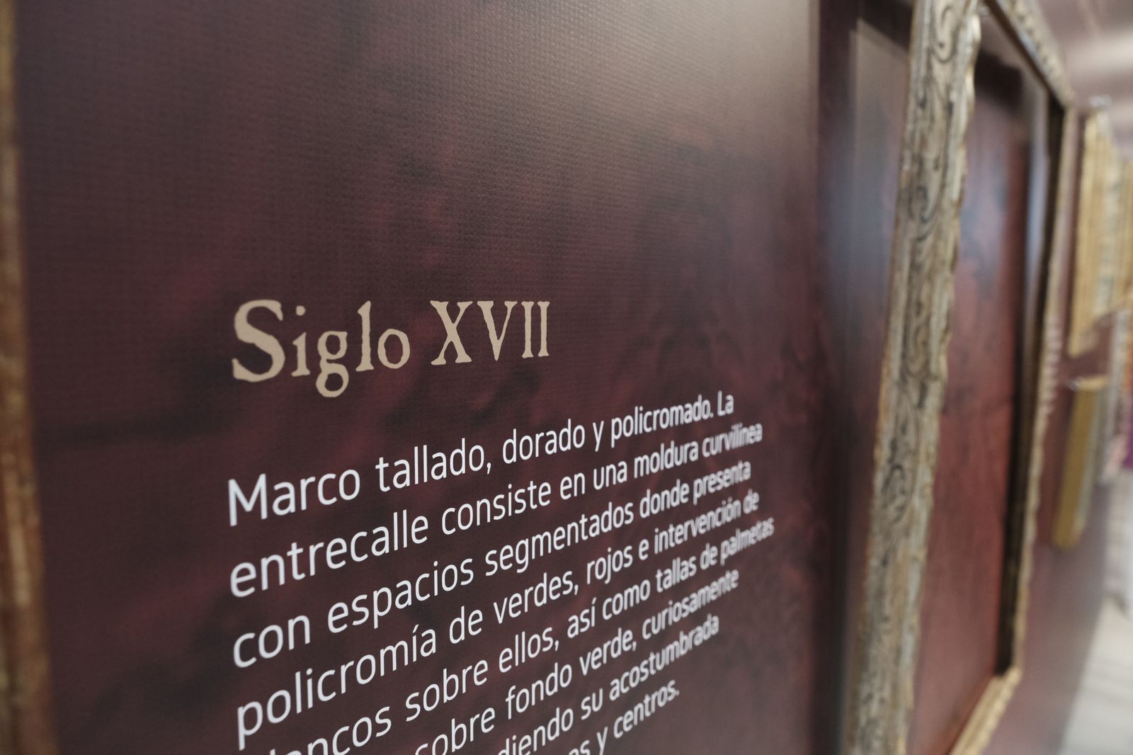 Fotogalería inauguración exposición El Marco Barroco Español. Museo de Almería.