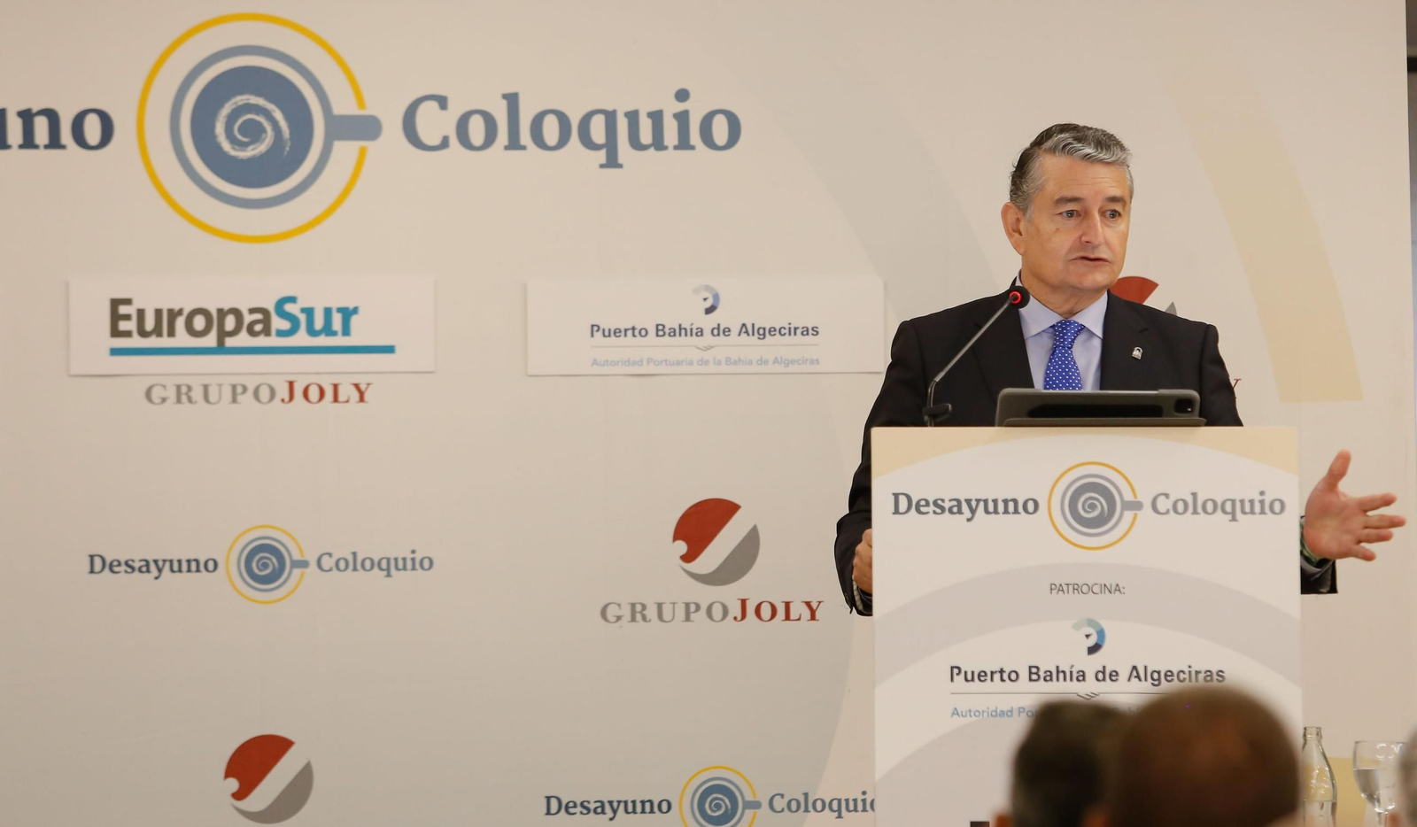 Las fotos del desayuno coloquio de Europa Sur y el Propeller Club de Algeciras con Antonio Sanz