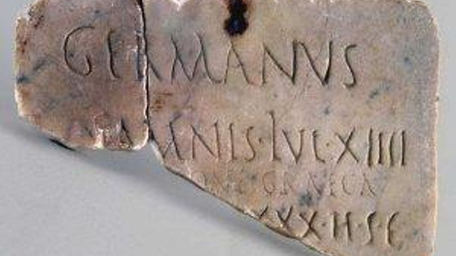 Epitafio del gladiador Germanus