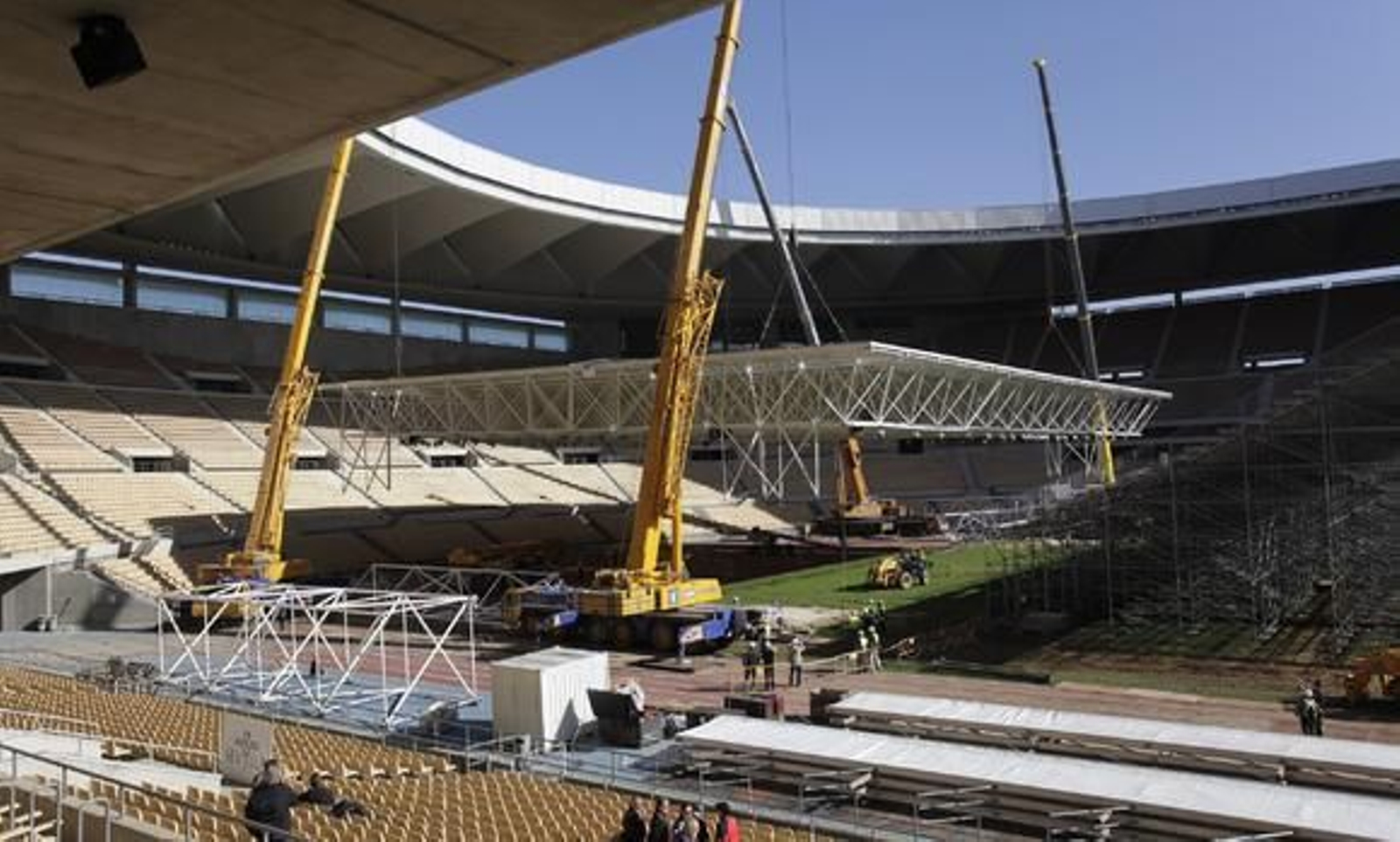 La cubierta de la Copa Davis será instalada en el Parque de los Príncipes