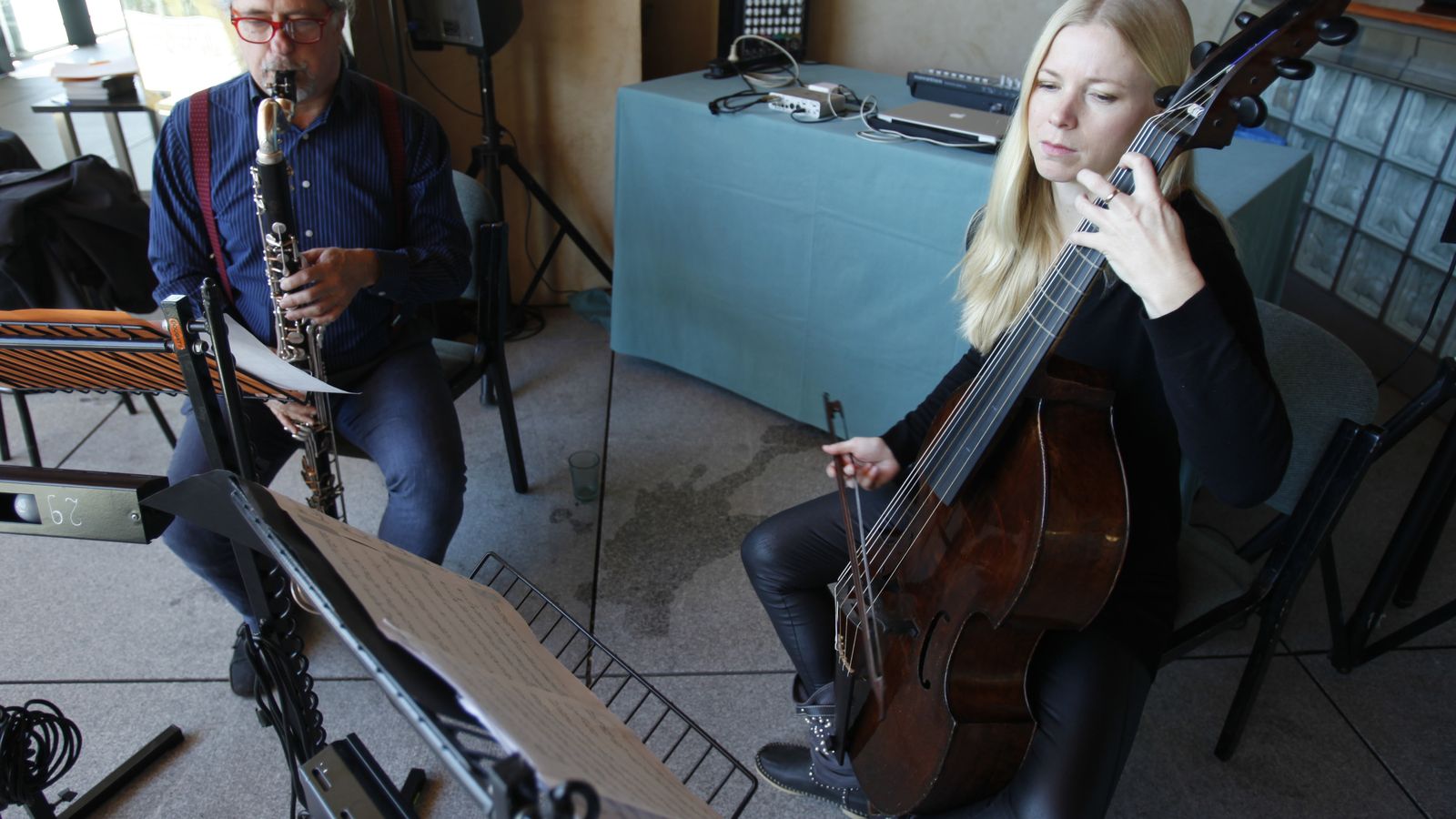 Diego Montes y Johanna Rose, durante la presentación del ciclo.