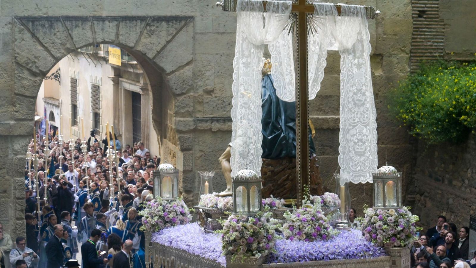 Nuestra Señora de las Angustias Coronada de Santa María de la Alhambra, Sábado Santo 2025