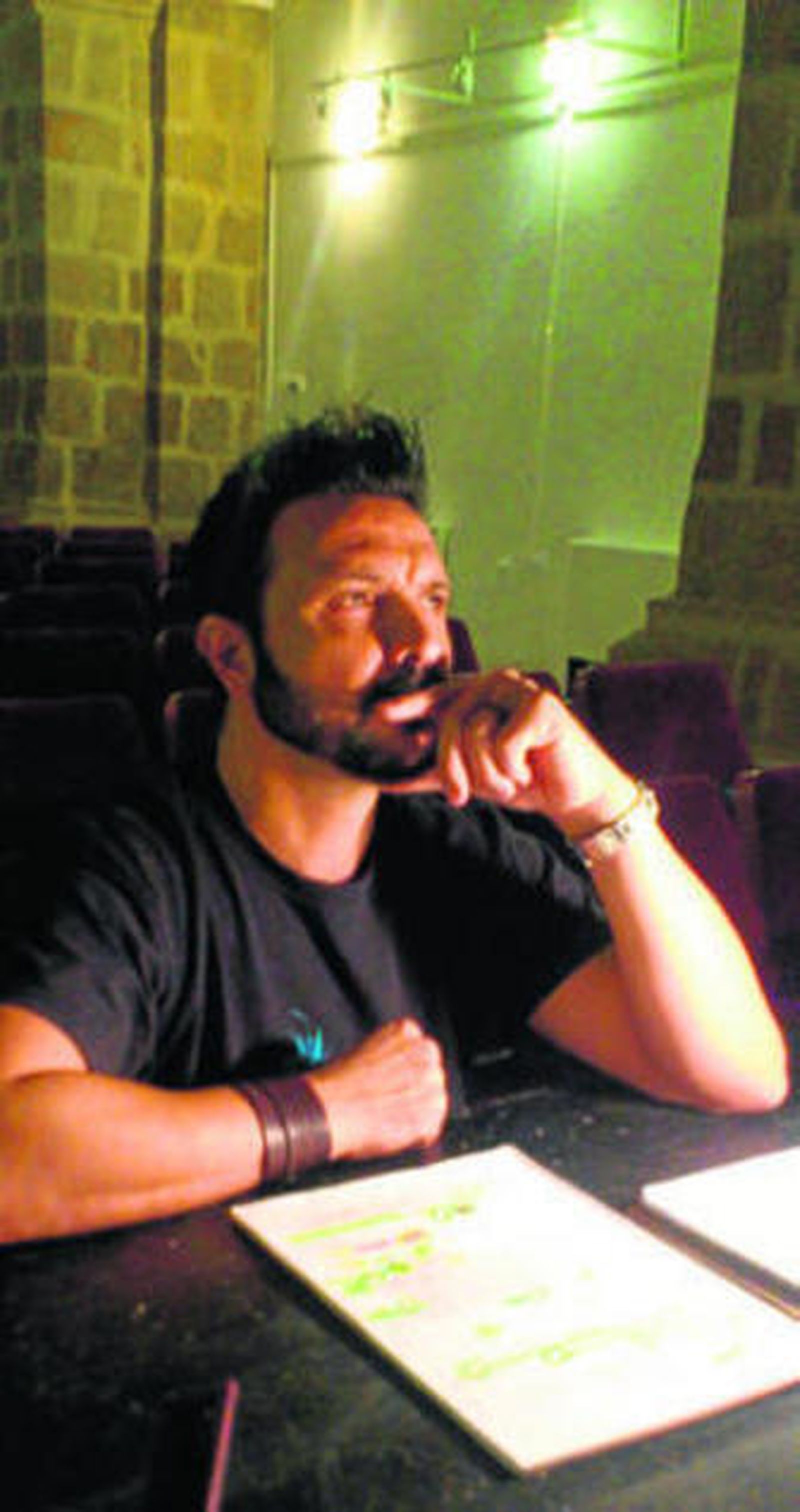 José Manuel Mudarra, en el 'laboratorio teatral' de Sennsa Teatro.