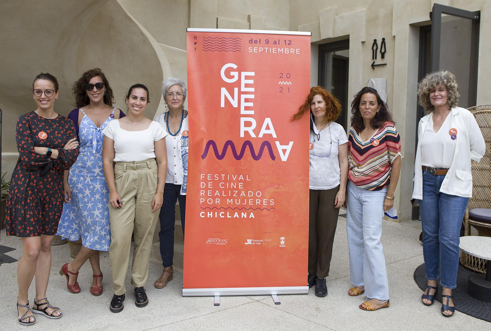 Miembros de la organización del Festival Generamma, durante la presentación de la cita.
