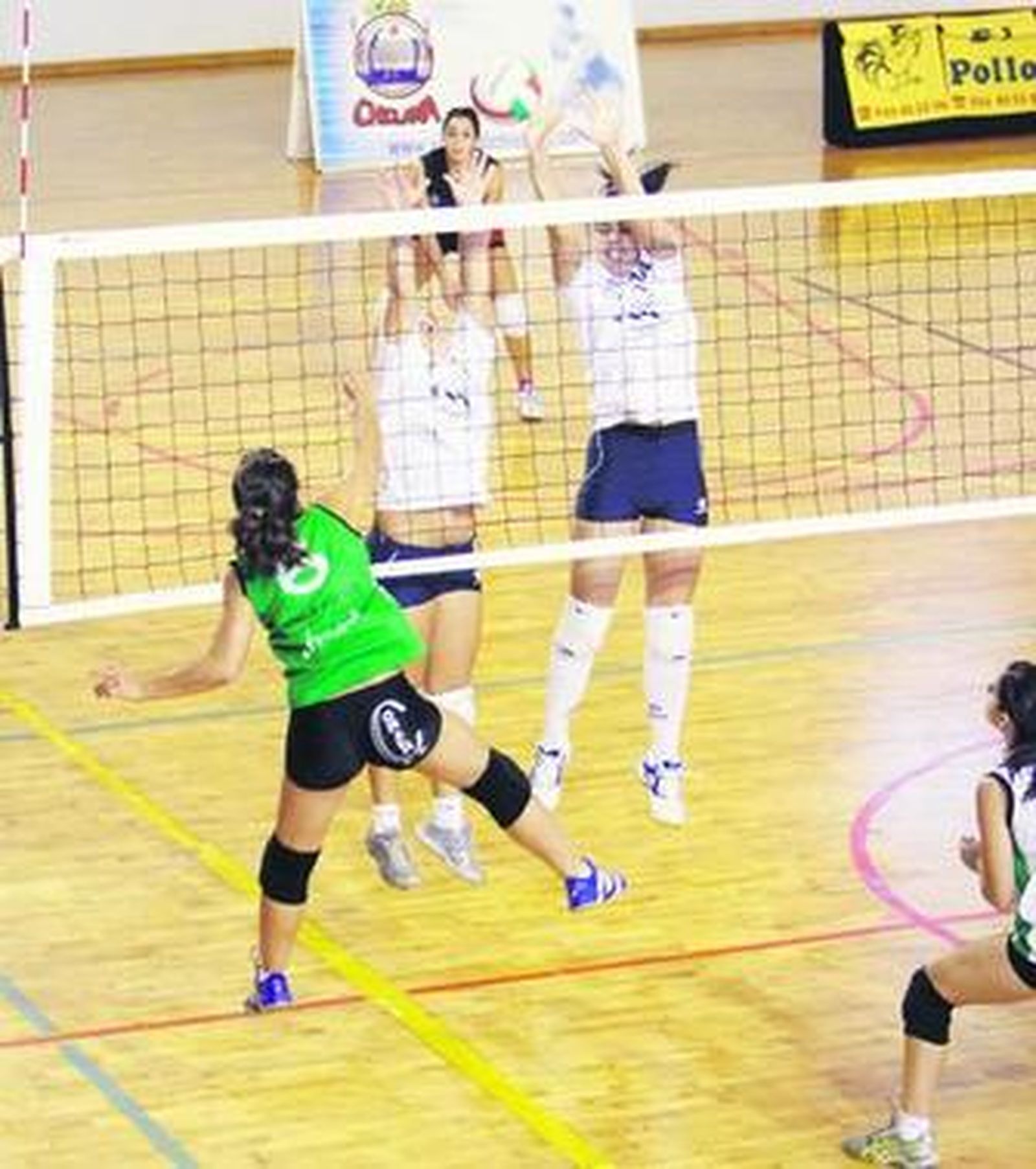 Lance de uno de los choques disputados en casa.