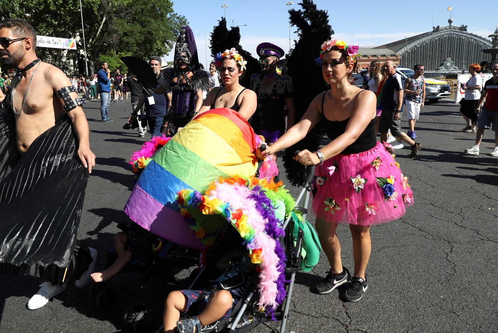 Manifestación del Orgullo LGTBI en Madrid.