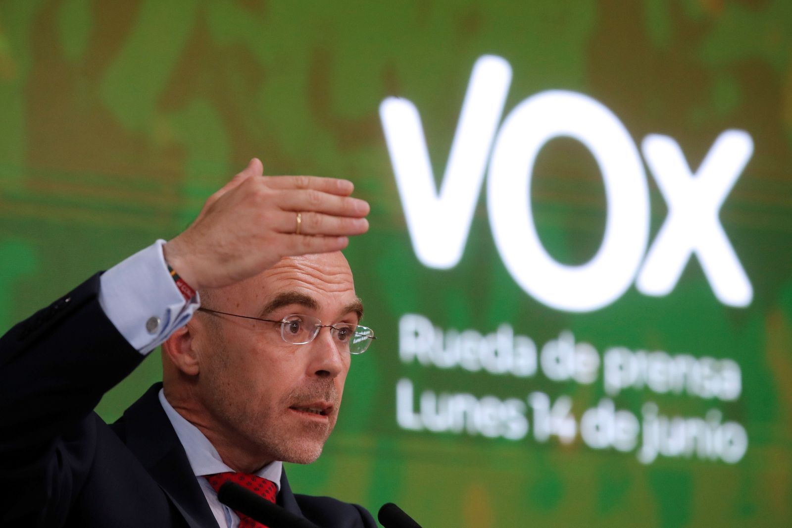 Jorge Buxadé, portavoz de VOX.
