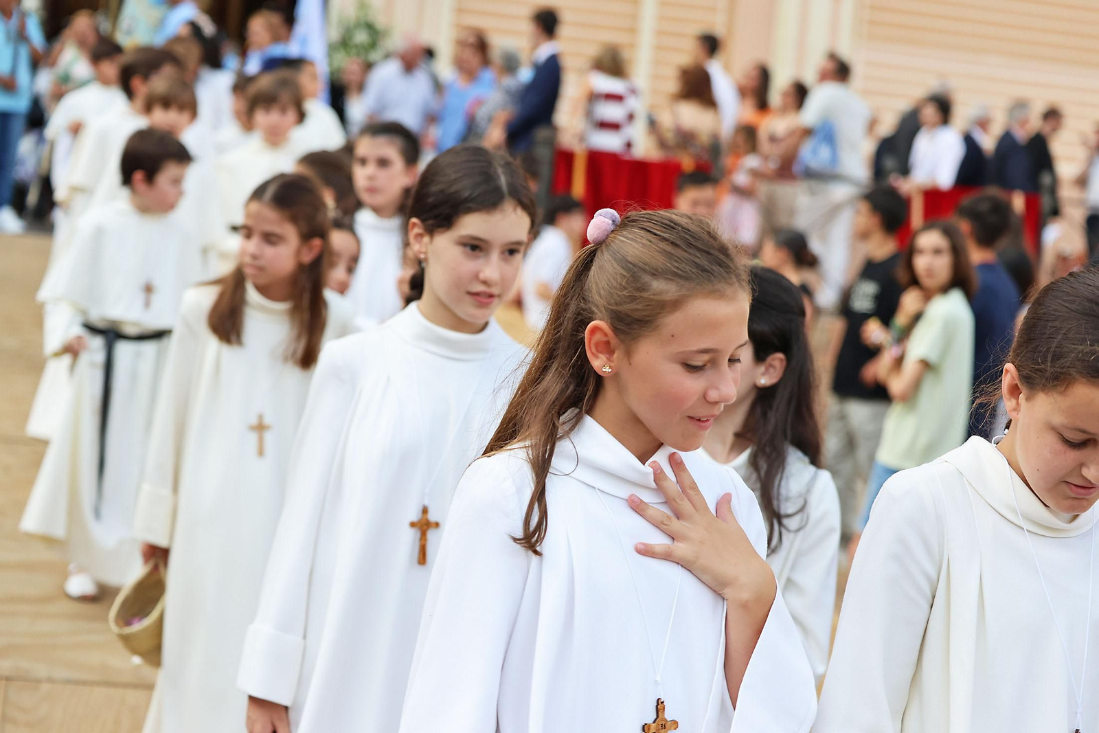 Imágenes de la procesión del Corpus Christi por las calles de Huelva