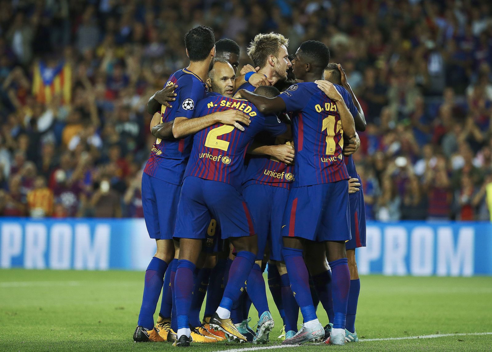 El Barcelona-Juventus, en imágenes