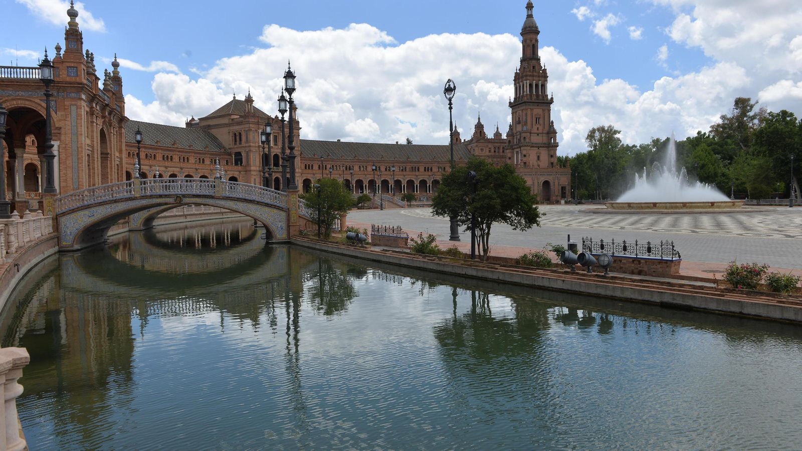 La Plaza de España de Sevilla.