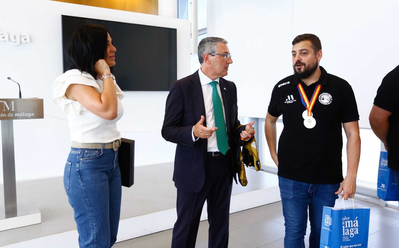 La recepción al Costa del Sol en la Diputación, en fotos