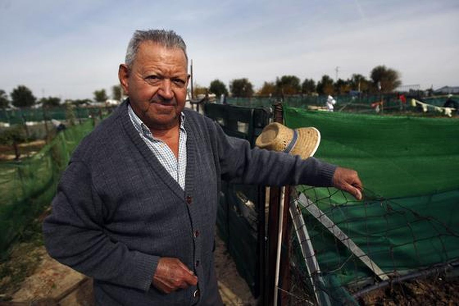 Uno de los horticultores de El Cuervo. 

Foto: Fito Carreto