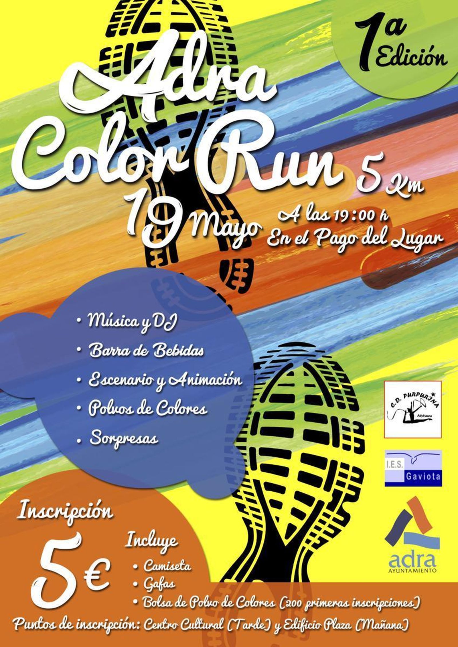 El Pago del Lugar, escenario de la primera carrera de Color Run