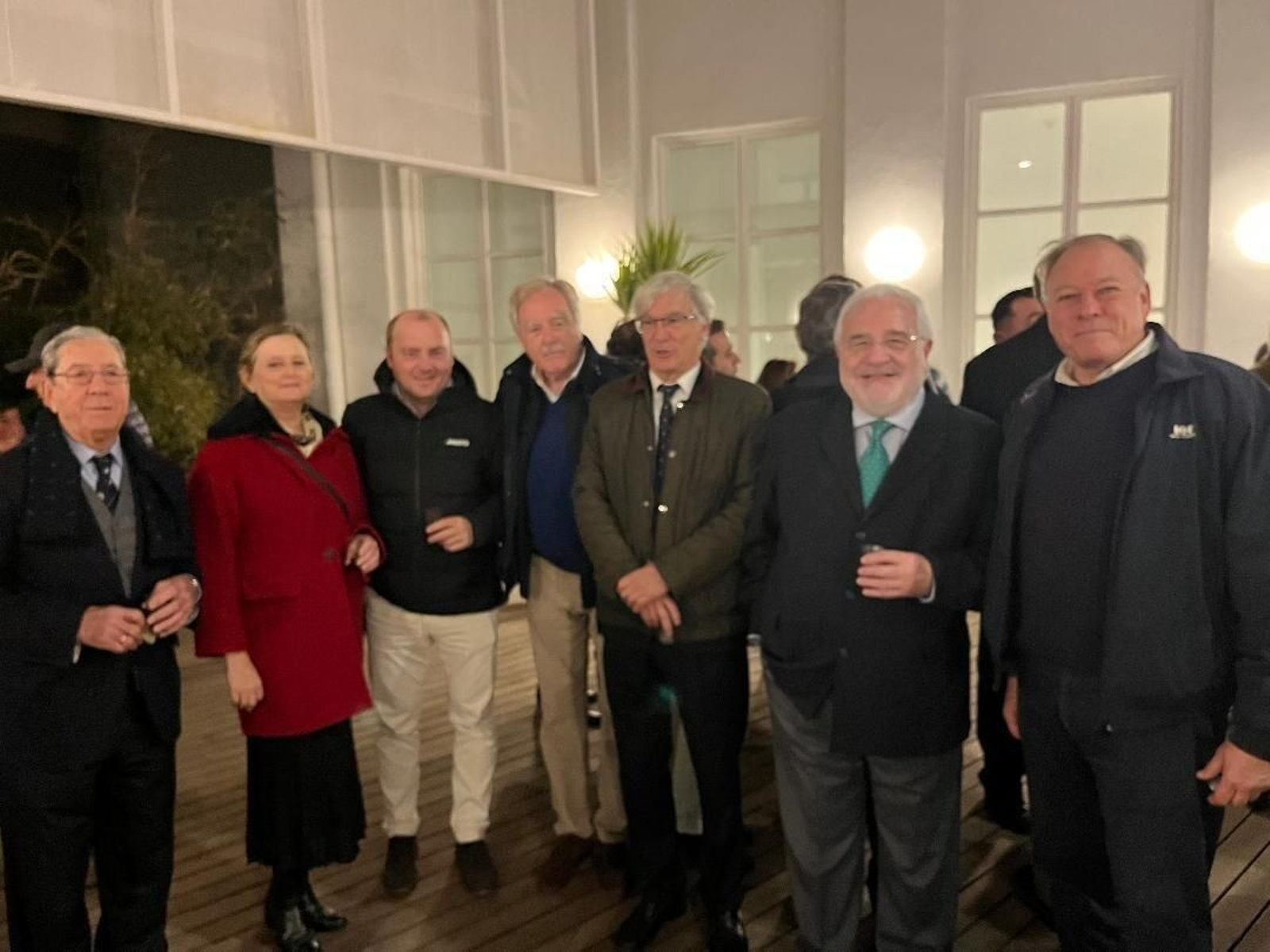 José Ramón Pérez-Díaz-Alersi, Sole Blázquez, Eduardo Lacave, Julio Terrón, Guillermo Farre y Rafael Ponce, en la Fundación Unicaja.