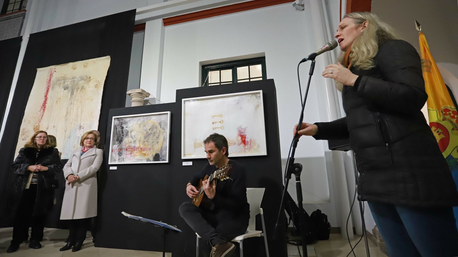 Inauguración de la exposición de Blanca Orozco en el museo municipal  de Algeciras