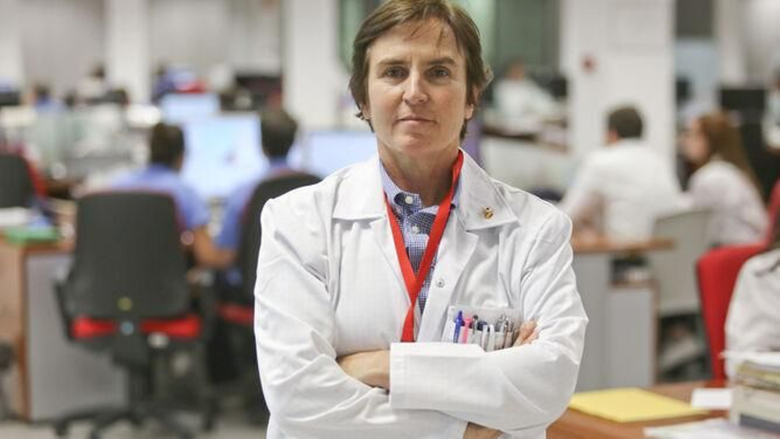 Blanca Hermana en el interior de la fábrica en una imagen de archivo.