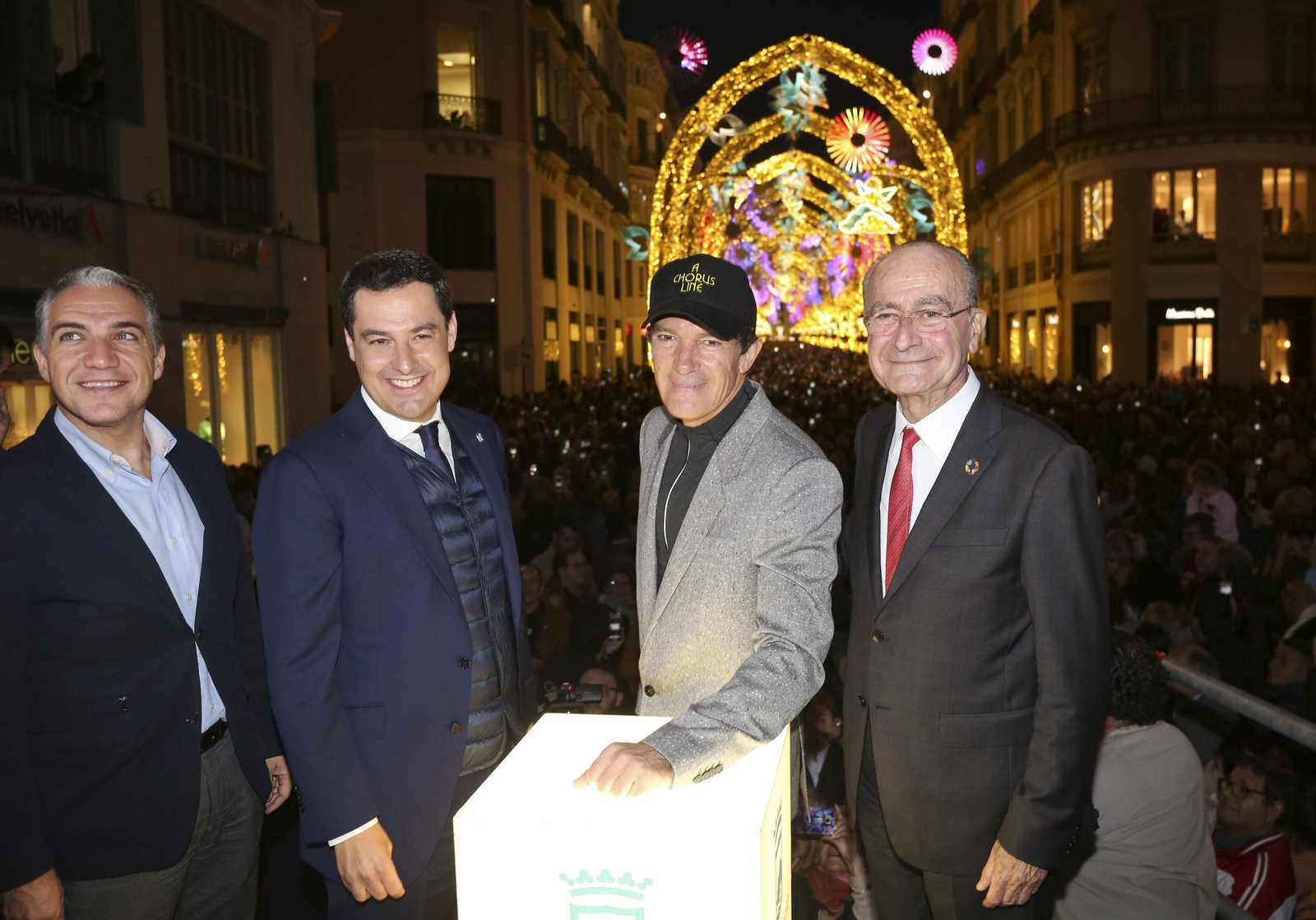 Las fotos de las luces de Navidad en Málaga Las fotos de las luces de Navidad en Málaga