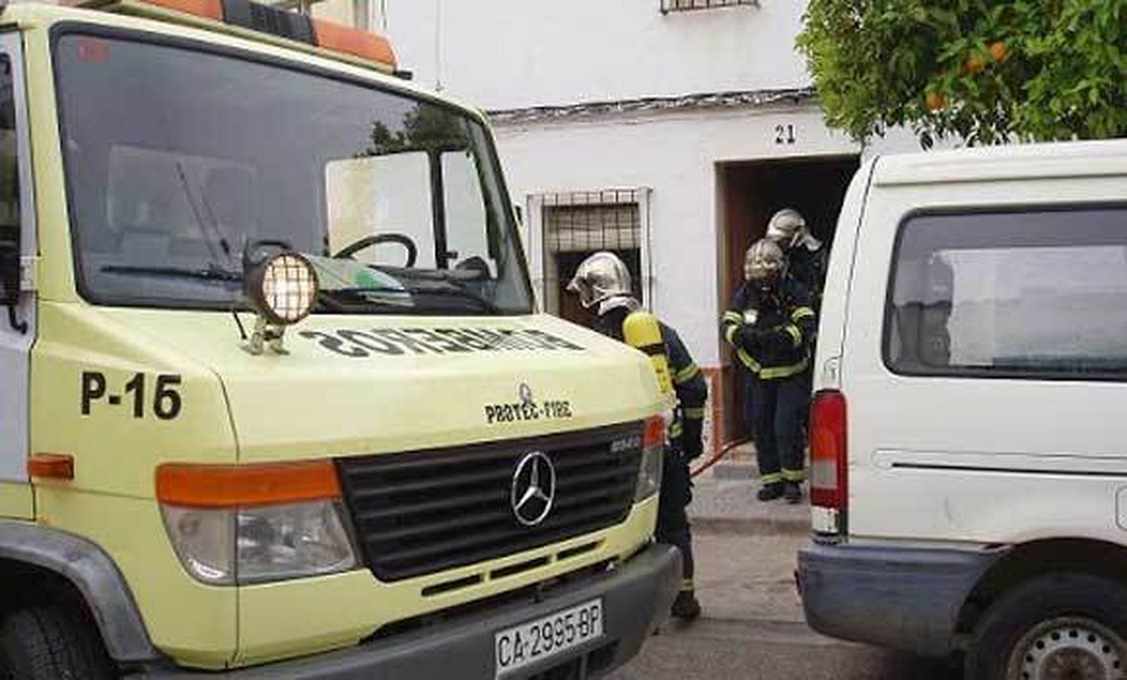 Muere un anciano de 87 años en el incendio de su casa en Puerto Serrano